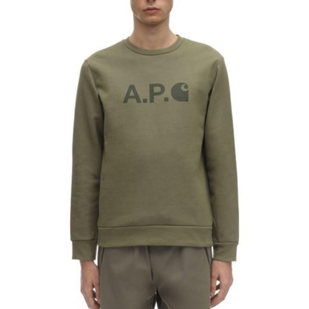 A.P.C. x Carhartt Wip Work In Progress Ice Crewneck Sweatshirt